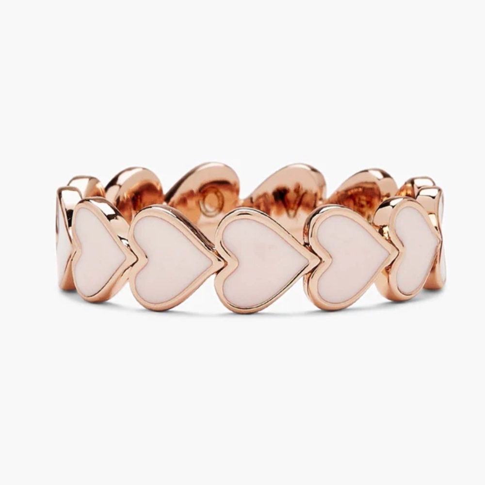 hearts band ring